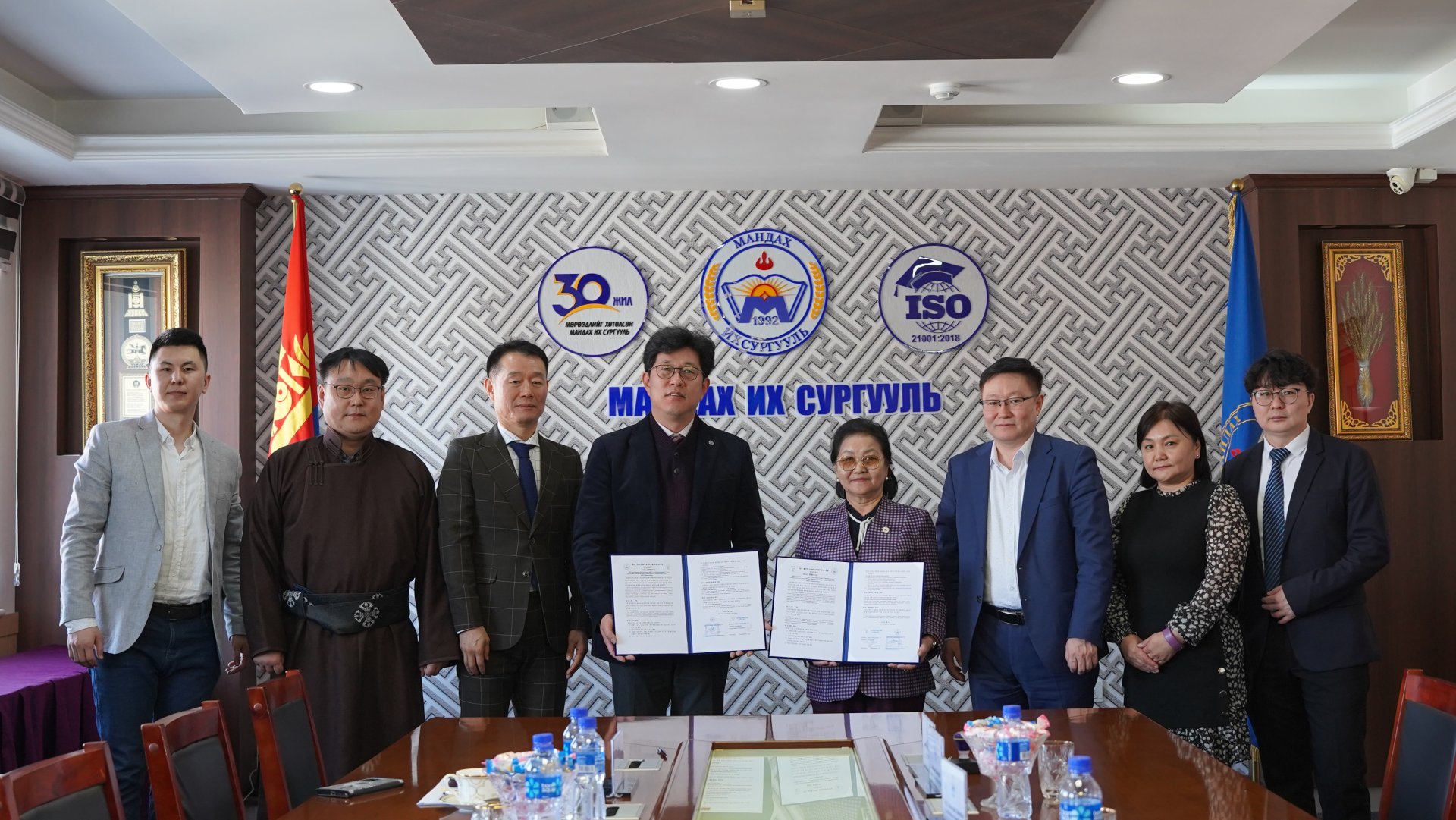 Mandakh University and the Daejeon Branch of Korea Polytechnics IV College  sign a Memorandum of Understanding