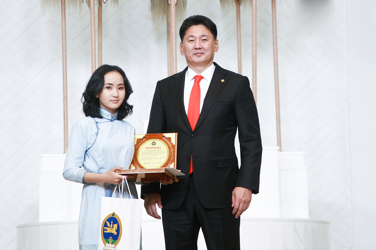 Awarded by Mongolian Prime minister