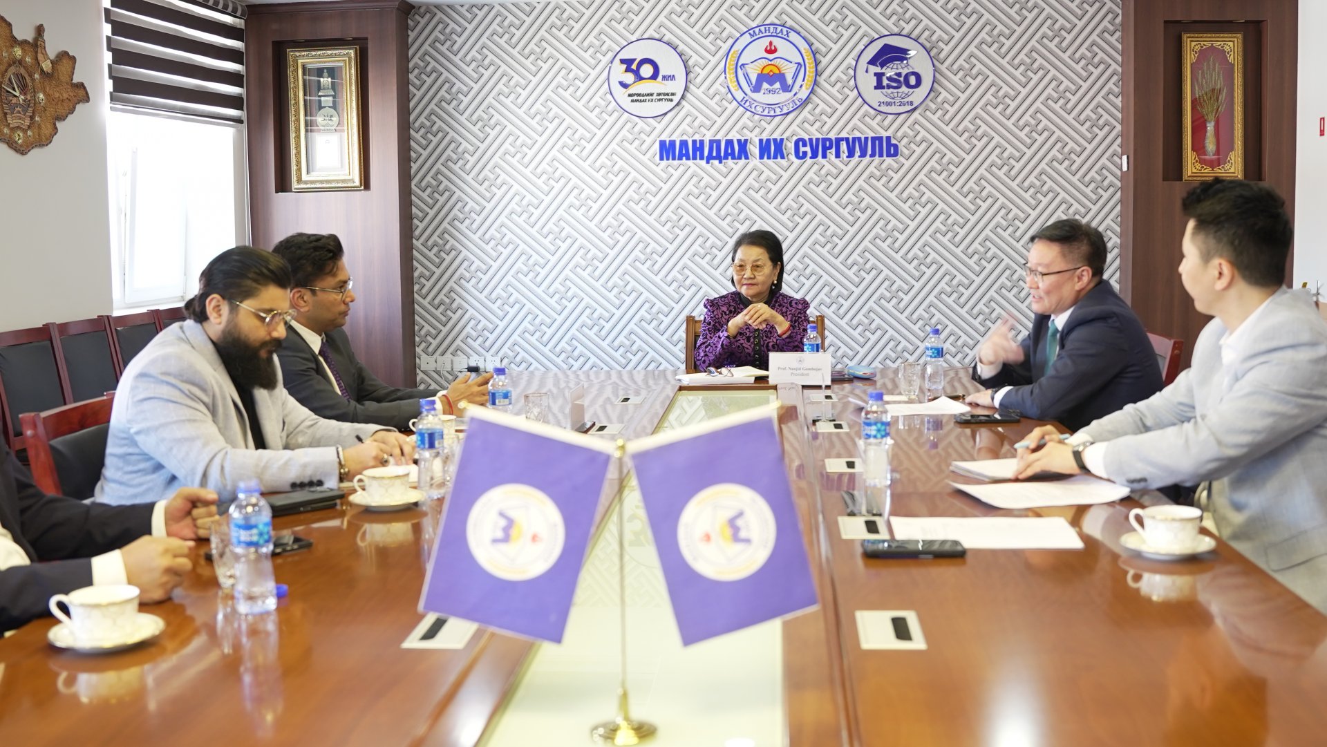 DELEGATES FROM LOVELY PROFESSIONAL UNIVERSITY, INDIA VISITED MANDAKH UNIVERSITY