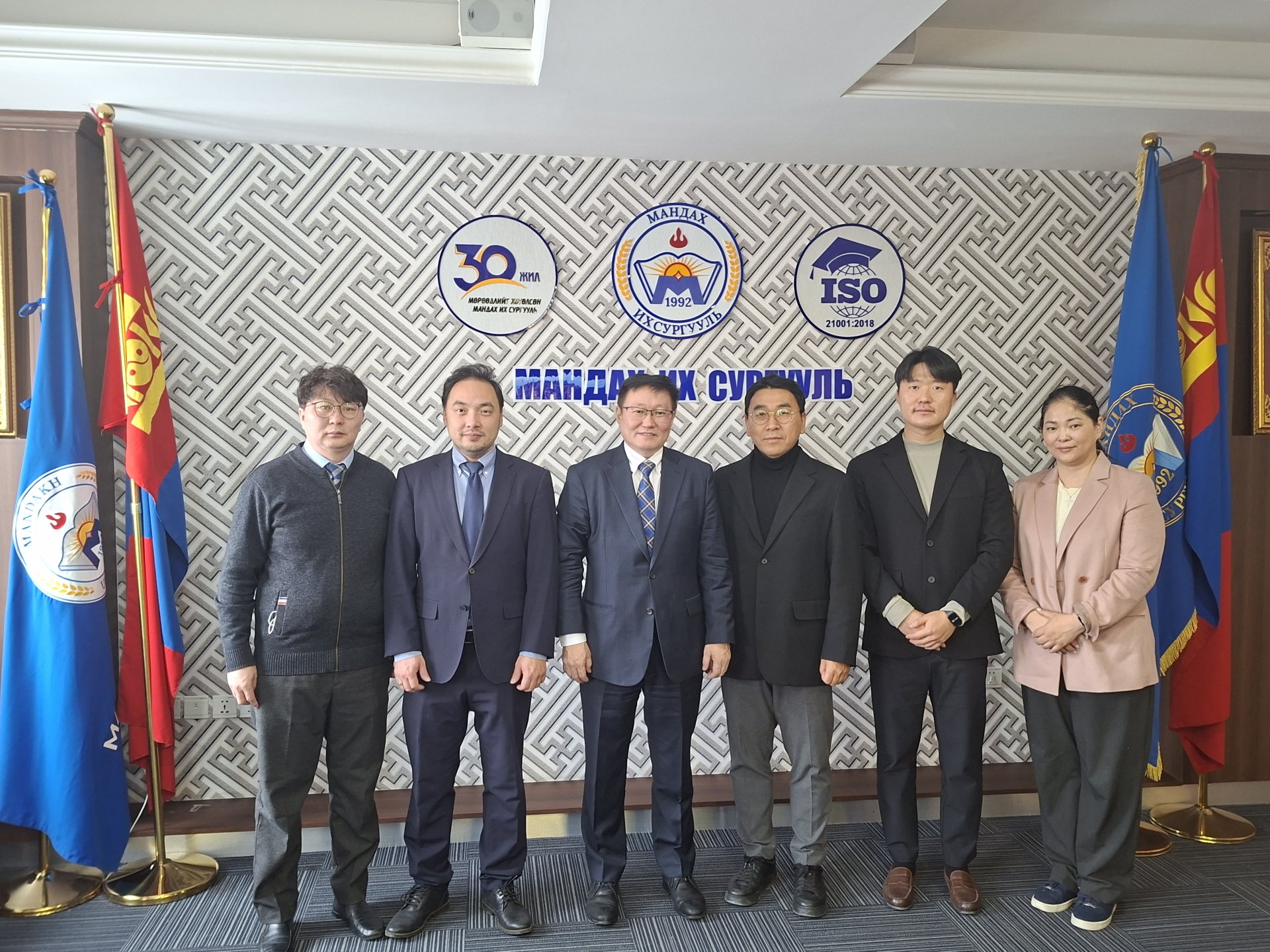 DELEGATES FROM DAEGU UNIVERSITY, THE REPUBLIC OF KOREA, VISIT MANDAKH UNIVERSITY