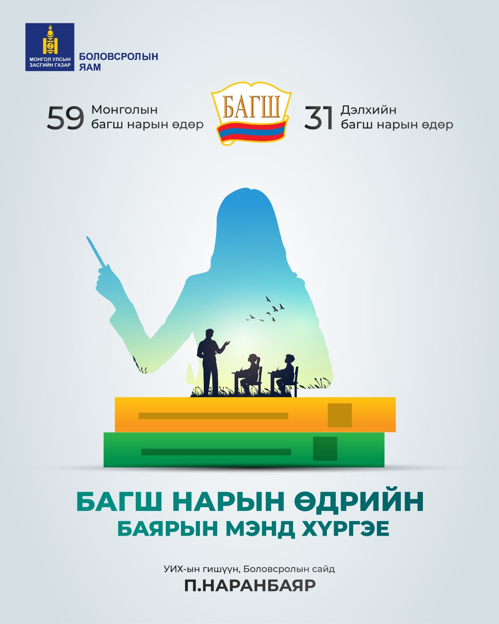 БОЛОВСРОЛЫН САЙД П.НАРАНБАЯРЫН МЭНДЧИЛГЭЭ