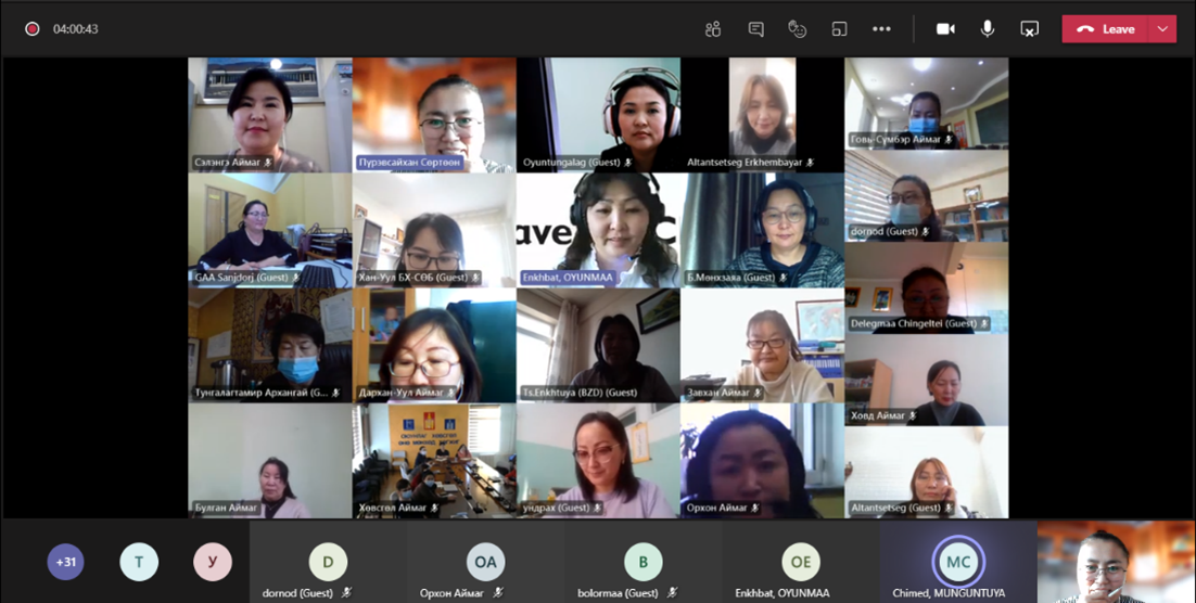 Сургуулийн өмнөх боловсрол хариуцсан мэргэжилтнүүд “Хүүхэдтэй эерэг аргаар харилцах арга зүй” сэдэвт сургалтад хамрагдлаа