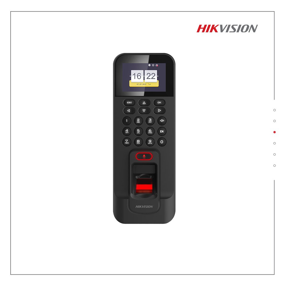 Хурууны хээ, карт уншигчтай нэвтрэх  систем - DS-K1T804MF