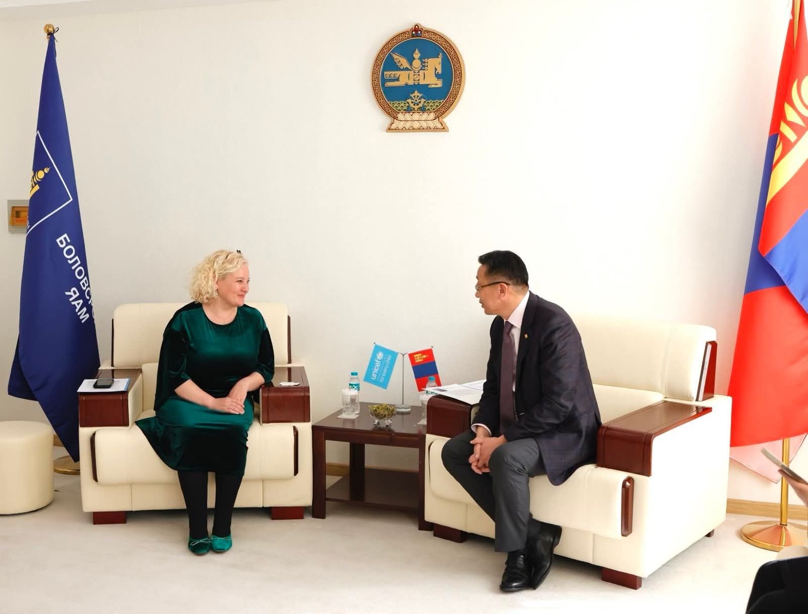 MINISTER OF EDUCATION EXCHANGES VIEWS WITH UNICEF REPRESENTATIVE BEATE DASTEL ON JOINT PROGRAMS