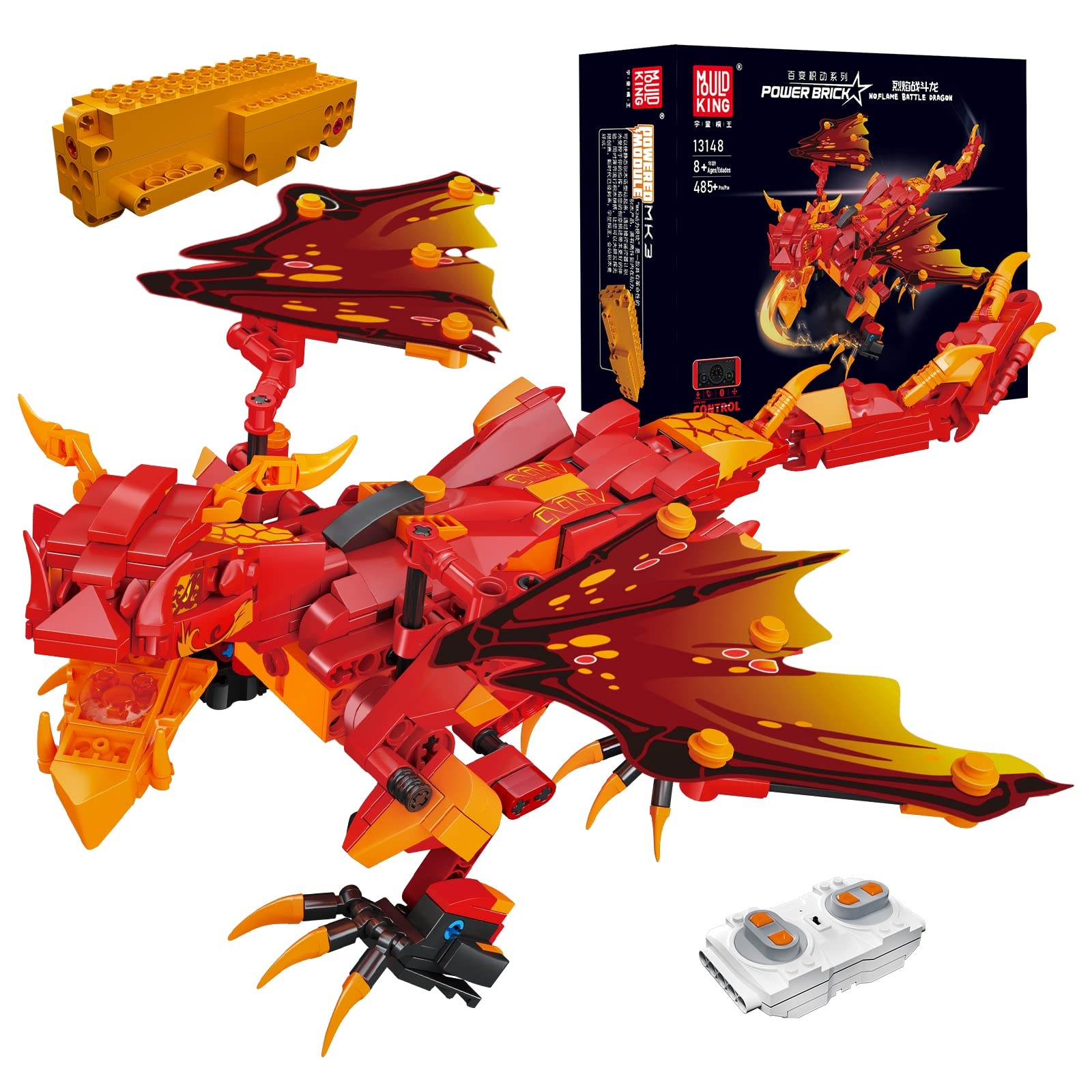 Mould King Robot - Flame battle /remote/-13148