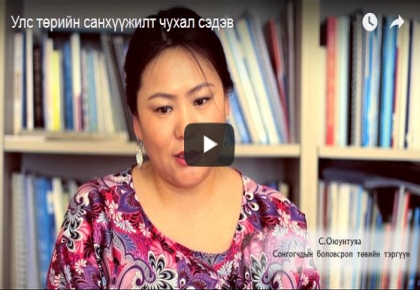 Улс төрийн санхүүжилт-Чухал сэдэв
