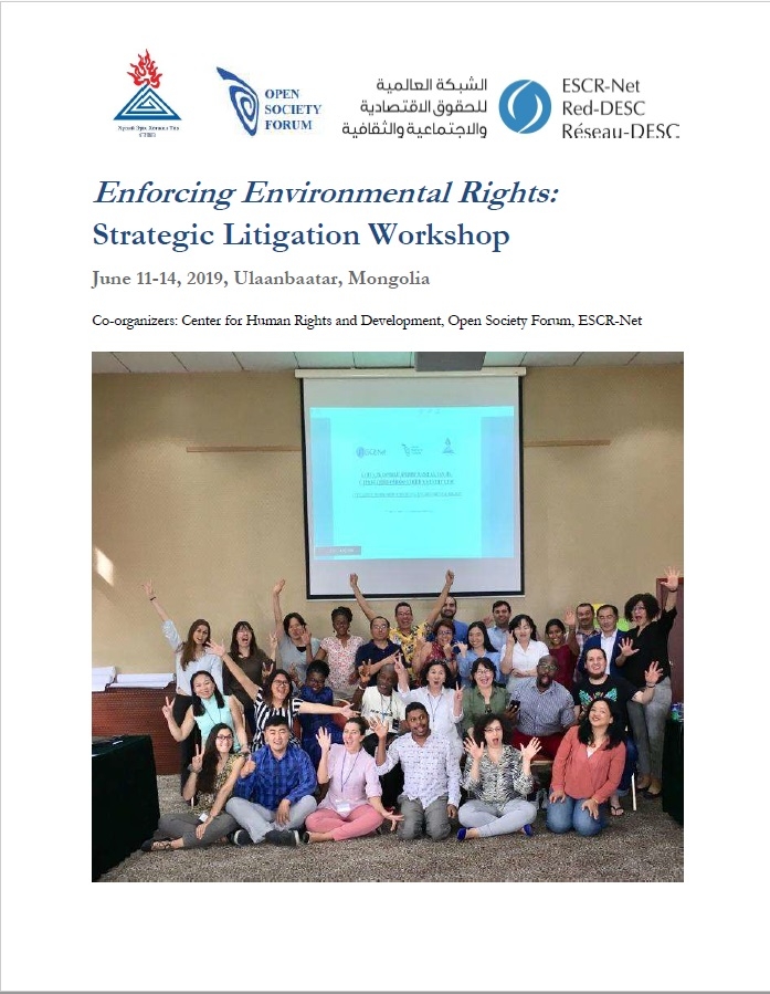 Enforcing Environmental Rights: Strategic Litigation Workshop