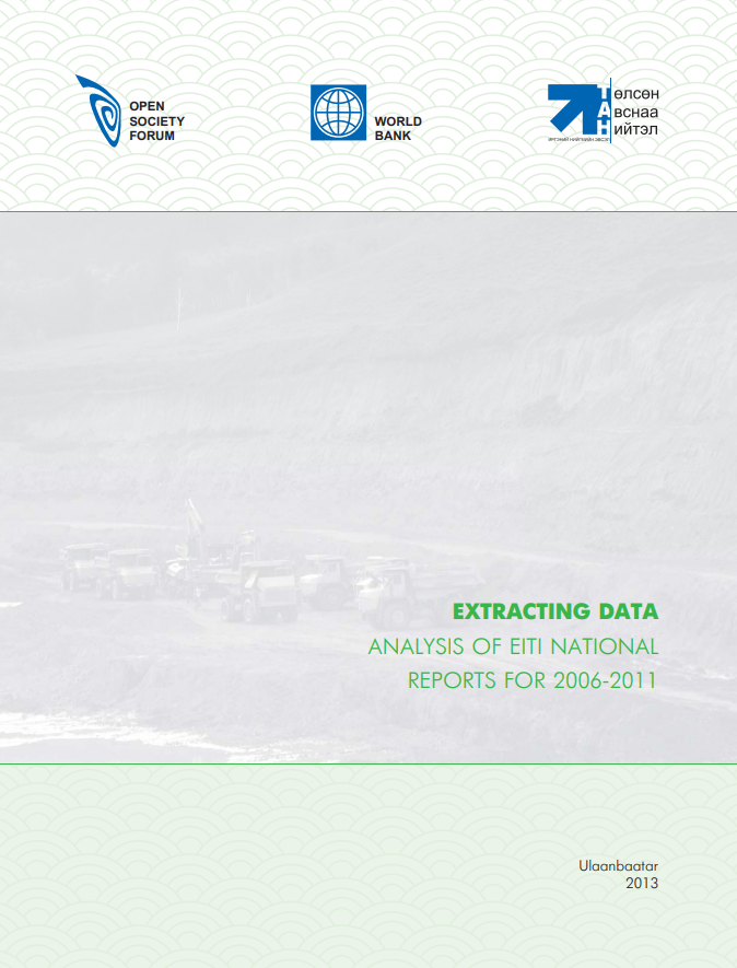Extracting Data: Analysis for EITI national report 2006-2011