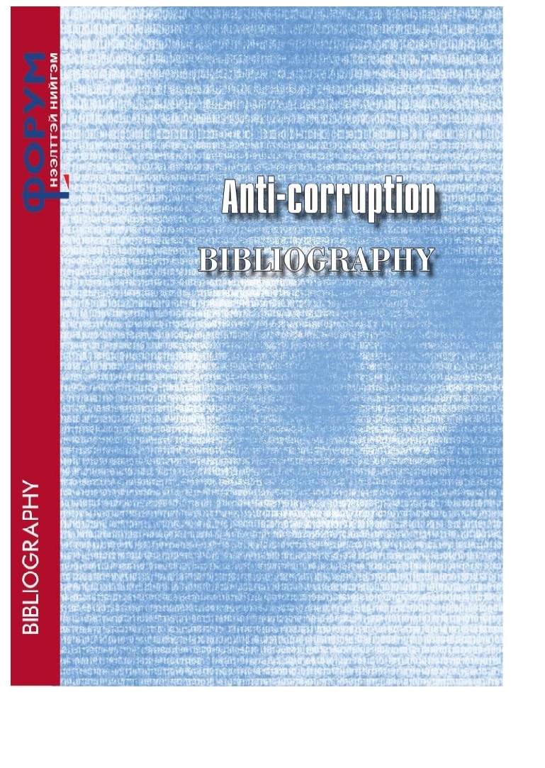 Bibliography Anti-corruption