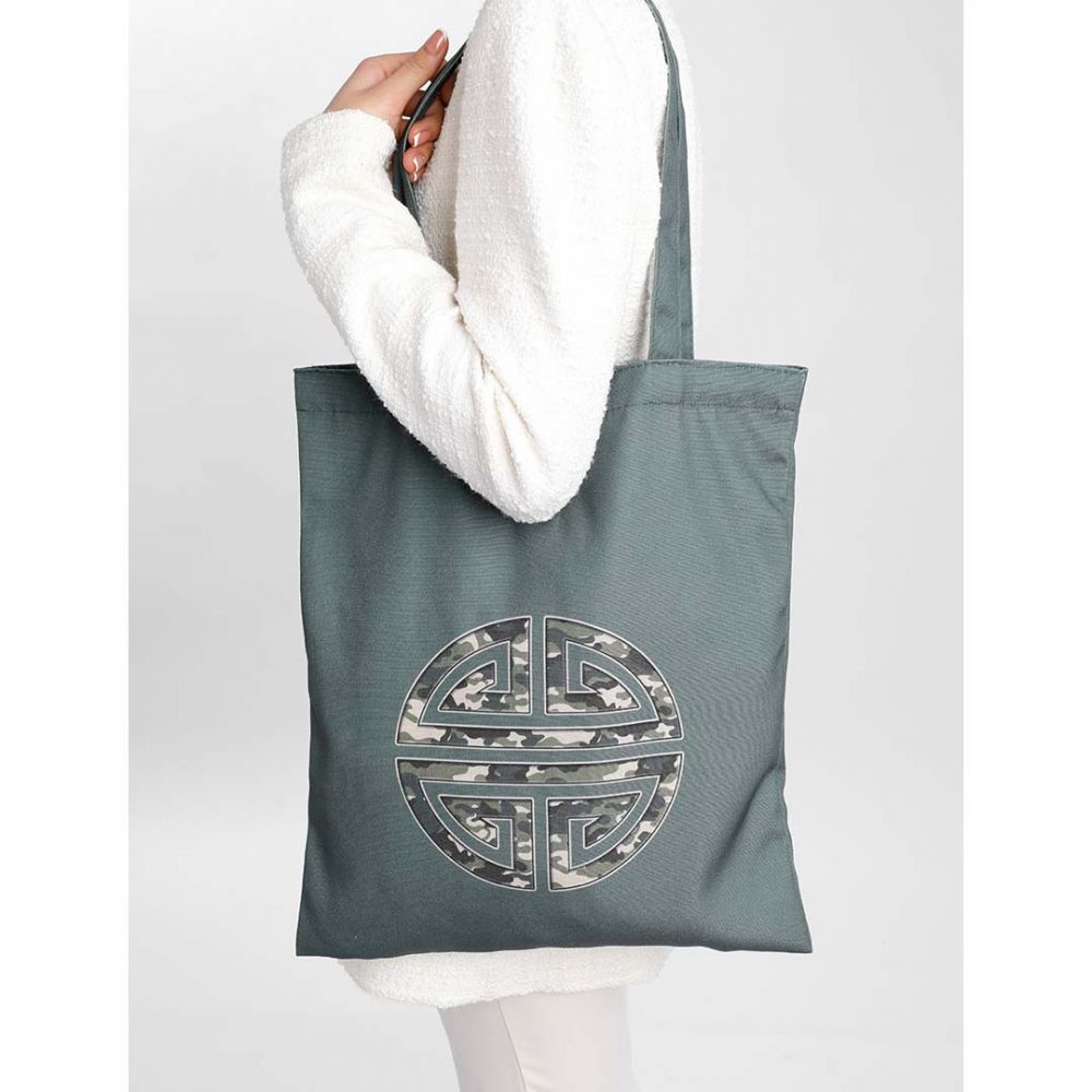 Tote Bag - Ланз хээ/Цахилгаантай/ | ЯЛГУУН АКСЕСОРИС ХХК