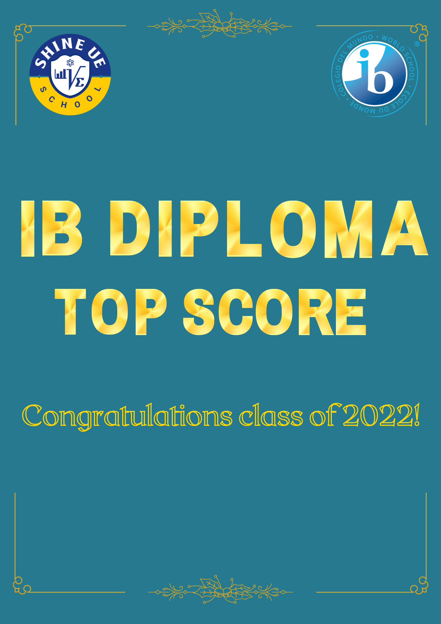 THE THIRD SUCCESSFUL GRADUATION OF THE INTERNATIONAL BACCALAUREATE DIPLOMA PROGRAMME