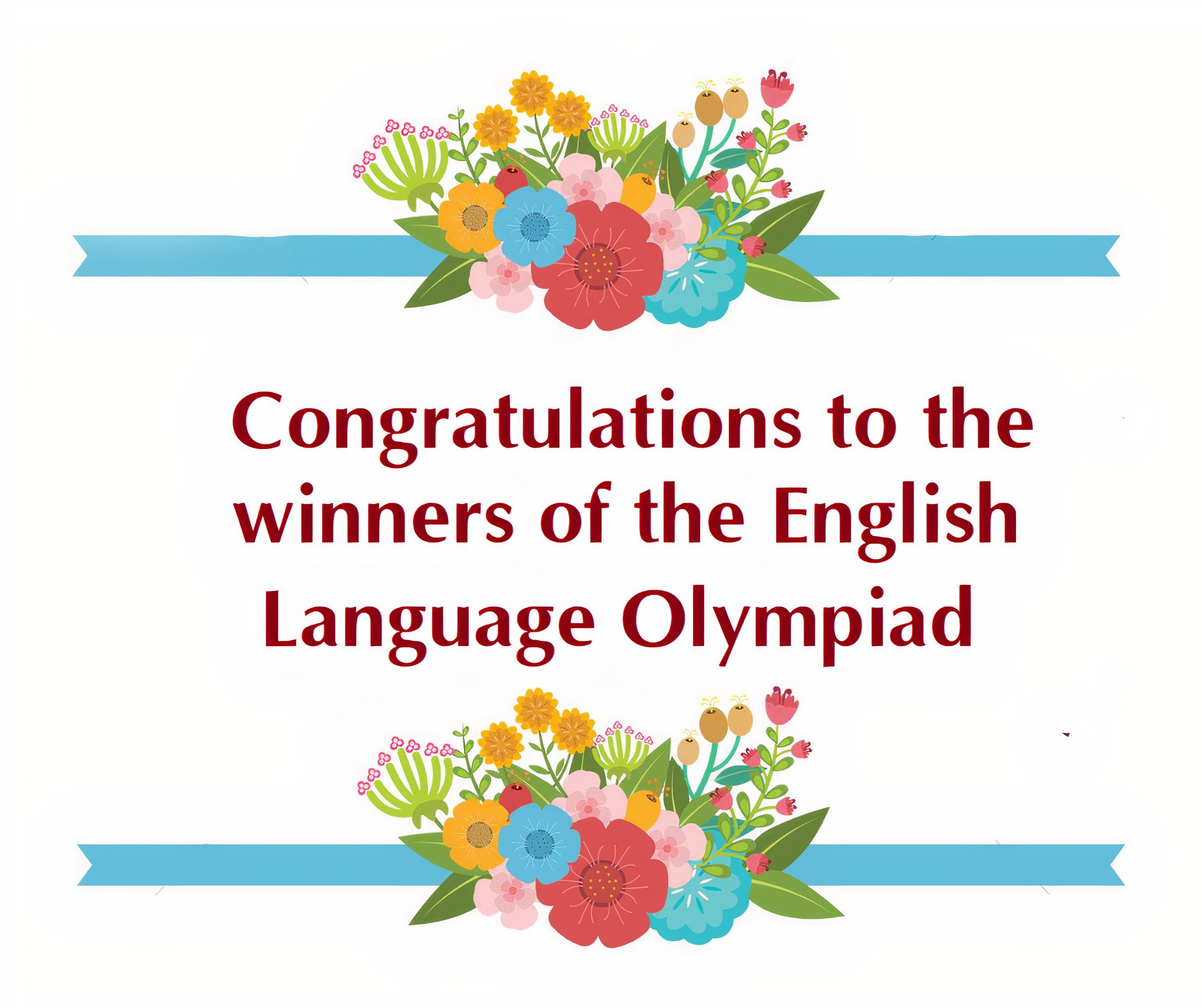 The success in English Language Olympiad