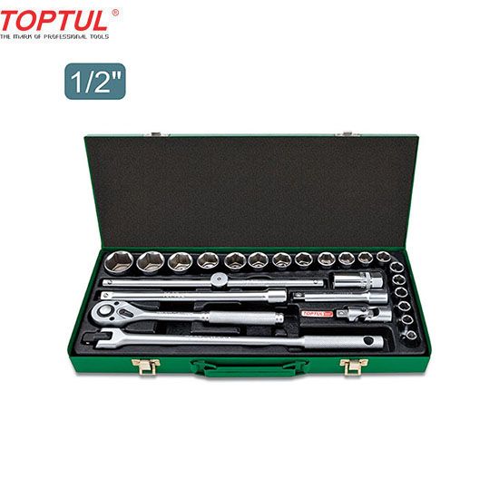 25pcs 1 2 Dr Socket Set Metric Toptul Gcad2510 25pcs 1 2 Dr