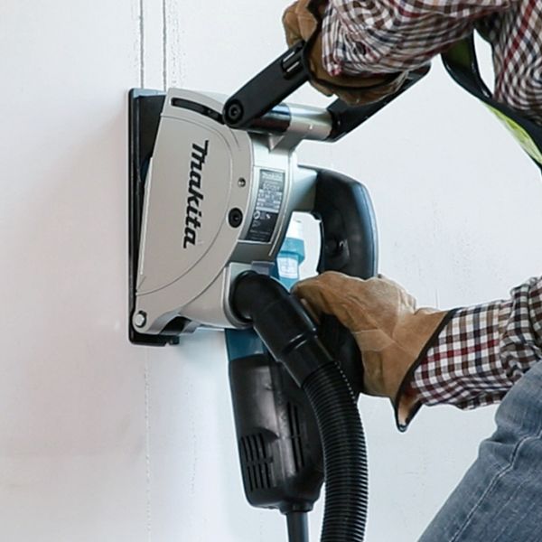 Makita wall chaser with dust extractor sale