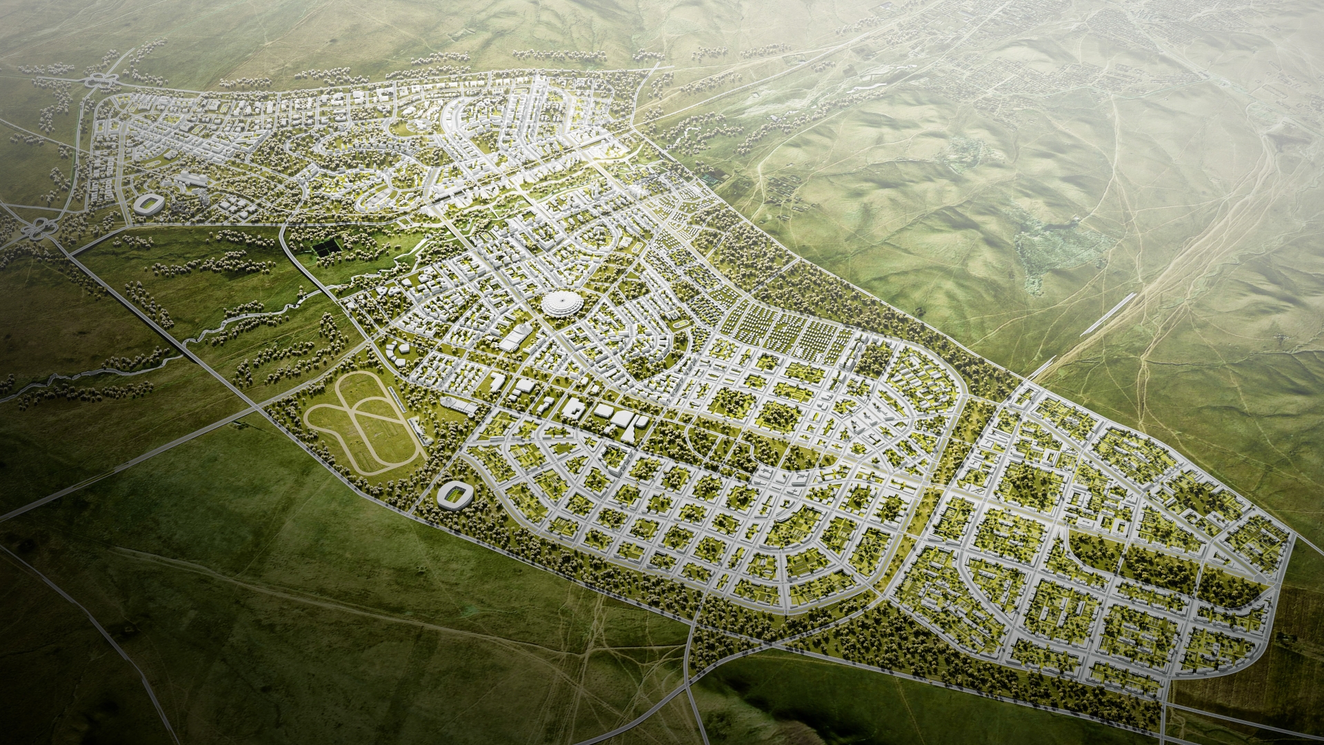 Хүннү /Шинэ Зуунмод/ хотын төв, засаг захиргааны бүсийн ТЭЗҮ, хэсэгчилсэн ерөнхий төлөвлөгөө COPY