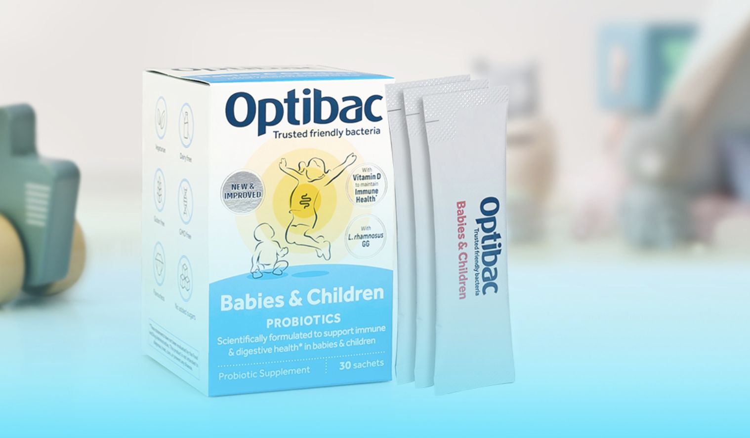 Optibac Mongolia брэндийн хүүхдийн ашигтай бактери