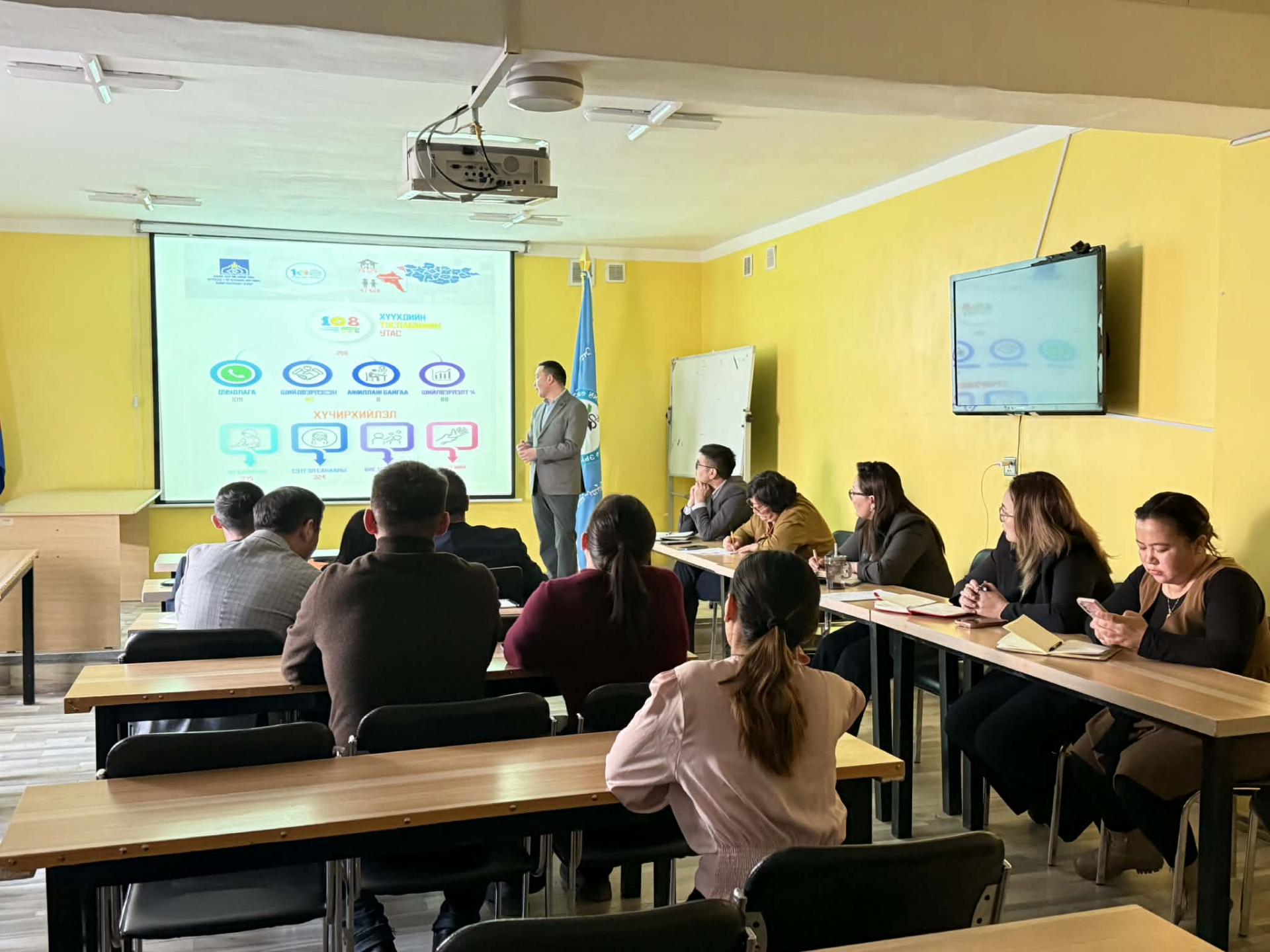 БАЯН-ӨЛГИЙ АЙМГИЙН ХҮҮХЭД, ГЭР БҮЛИЙН ХӨГЖИЛ ХАМГААЛЛЫН ГАЗАРТАЙ ХАМТРАН “ЭРҮҮЛ МЭНДИЙН САЛБАР ДАХЬ ХҮҮХЭД ХАМГААЛАЛ” СЭДЭВТ ХЭЛЭЛЦҮҮЛГИЙГ ЗОХИОН БАЙГУУЛЛАА. 