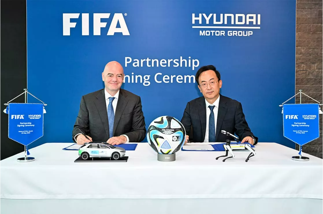 Hyundai Motor Company announced the renewal of their longstanding partnerships with FIFA.