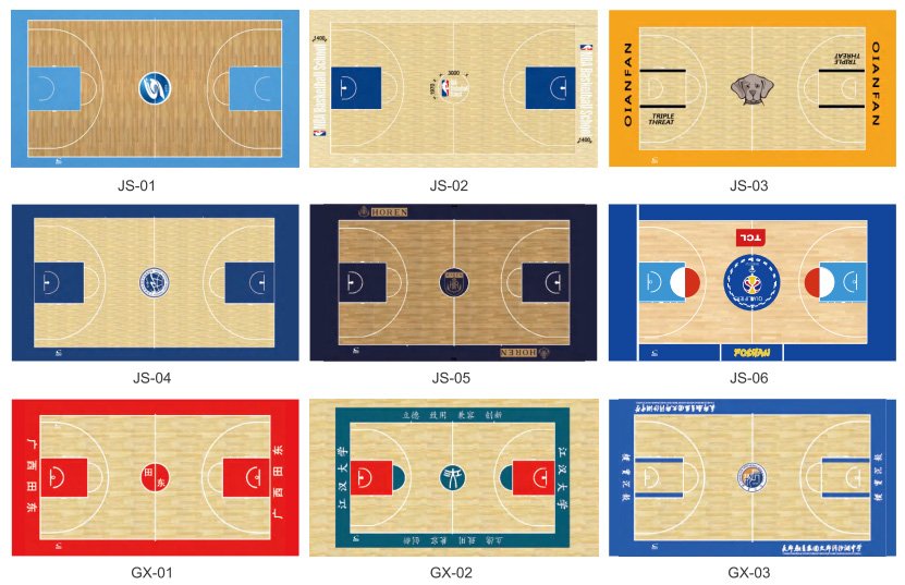 Өнгө, Хээ, Графикийн өргөн сонголт 