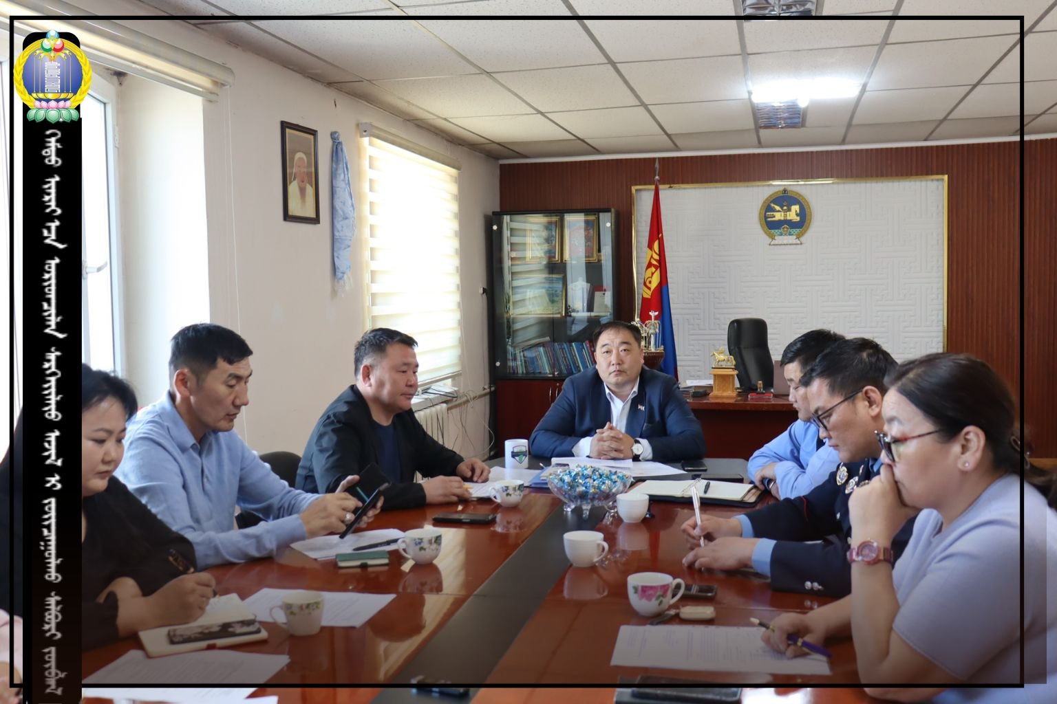 Сумын Гэмт хэргээс урьдчилан сэргийлэх ажлыг зохицуулах салбар зөвлөлийн хуралдаан боллоо. 