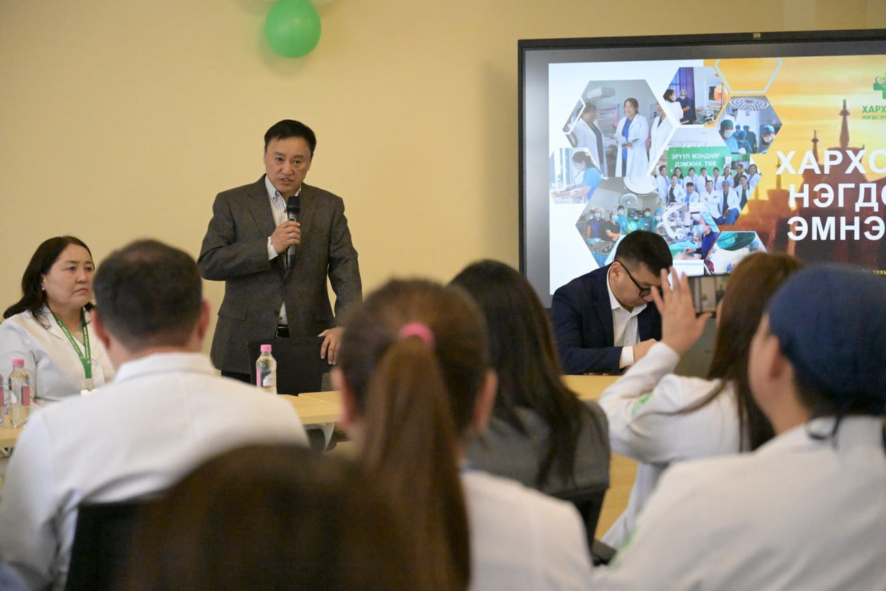 ЭРҮҮЛ МЭНДИЙН САЙД Ж.ЧИНБҮРЭН ХАРХОРИН СУМЫН НЭГДСЭН ЭМНЭЛГЭЭС ӨНӨӨДРИЙН АЖЛАА ЭХЛҮҮЛЭВ.