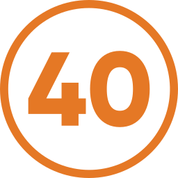40%