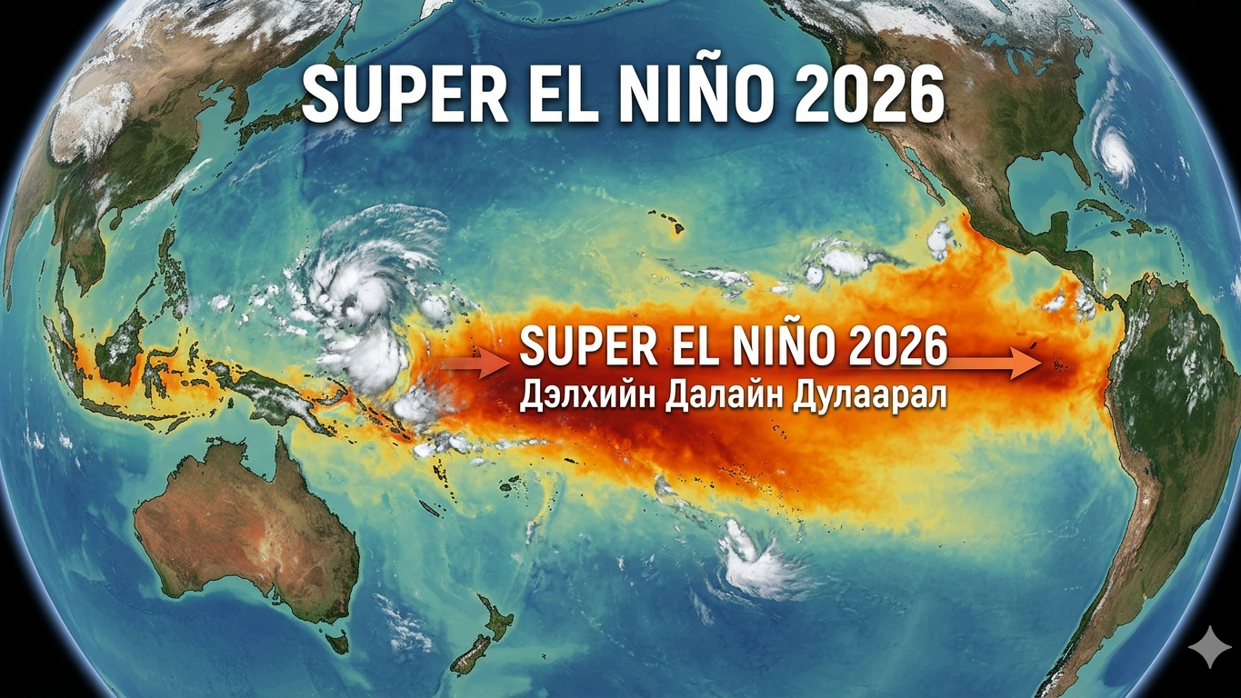 Цаг агаарын үзэгдэл буюу Super El Nino энэ жил тохиож байна