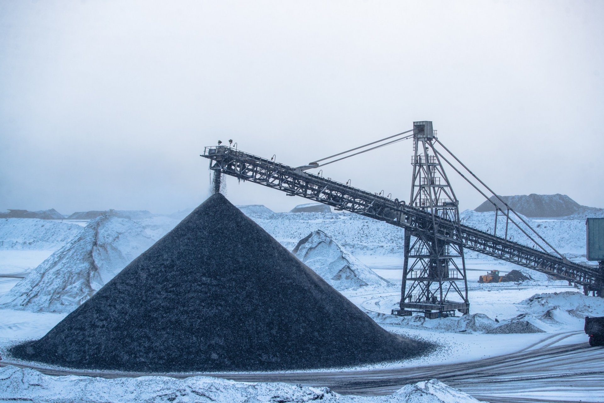 Washed thermal coal support