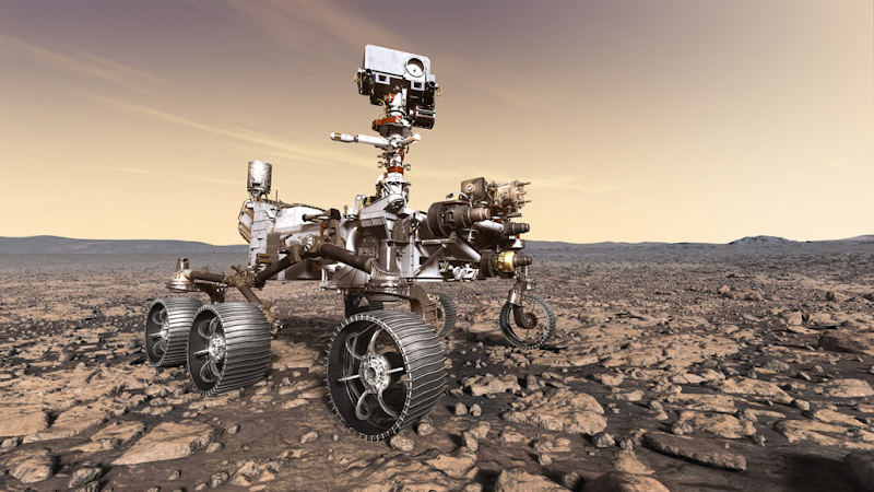 NASA-ийн Perseverance робот  Ангараг гаригт буулаа