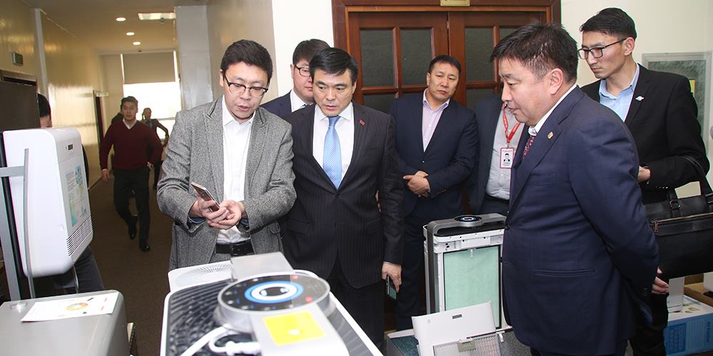 Хотын удирдлагууд агаар цэвэршүүлэгч нийлүүлэх аж ахуйн нэгжүүдийн бүтээгдэхүүнтэй танилцлаа