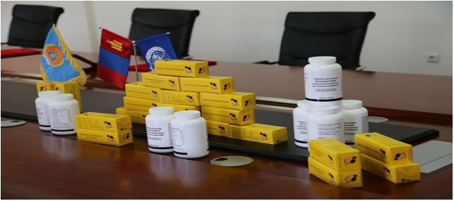 А аминдэм, ОНБТБ-ийг түгээж байна  