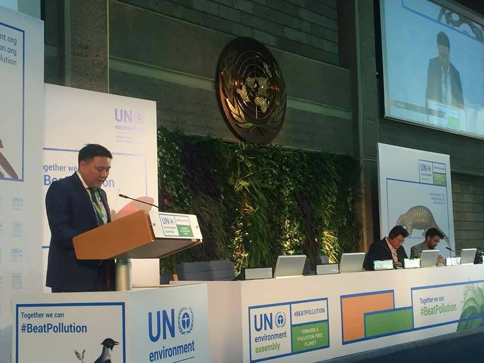 БОАЖ-ЫН САЙД Н.ЦЭРЭНБАТ НҮБ-ЫН БАЙГАЛЬ ОРЧНЫ III АССАМБЛЕЙД МОНГОЛ УЛСЫГ ТӨЛӨӨЛӨН ОРОЛЦОВ