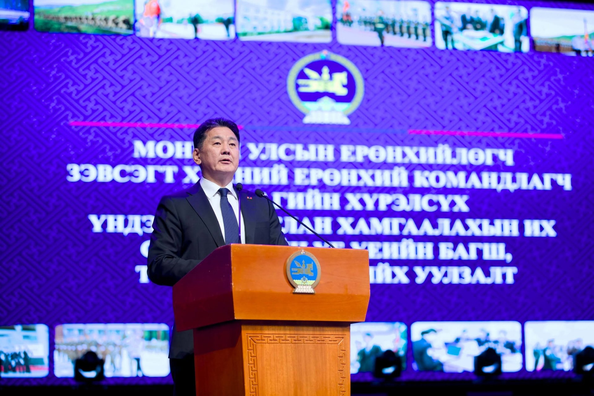 Ерөнхийлөгч У.Хүрэлсүх Үндэсний батлан хамгаалахын их сургуулийн хамт олонтой уулзав