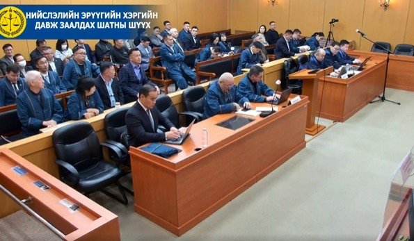 “Хөгжлийн банкны“ гэх тодотголтой эрүүгийн хэргийн давж заалдах шатны шүүх хуралдаан болж байна