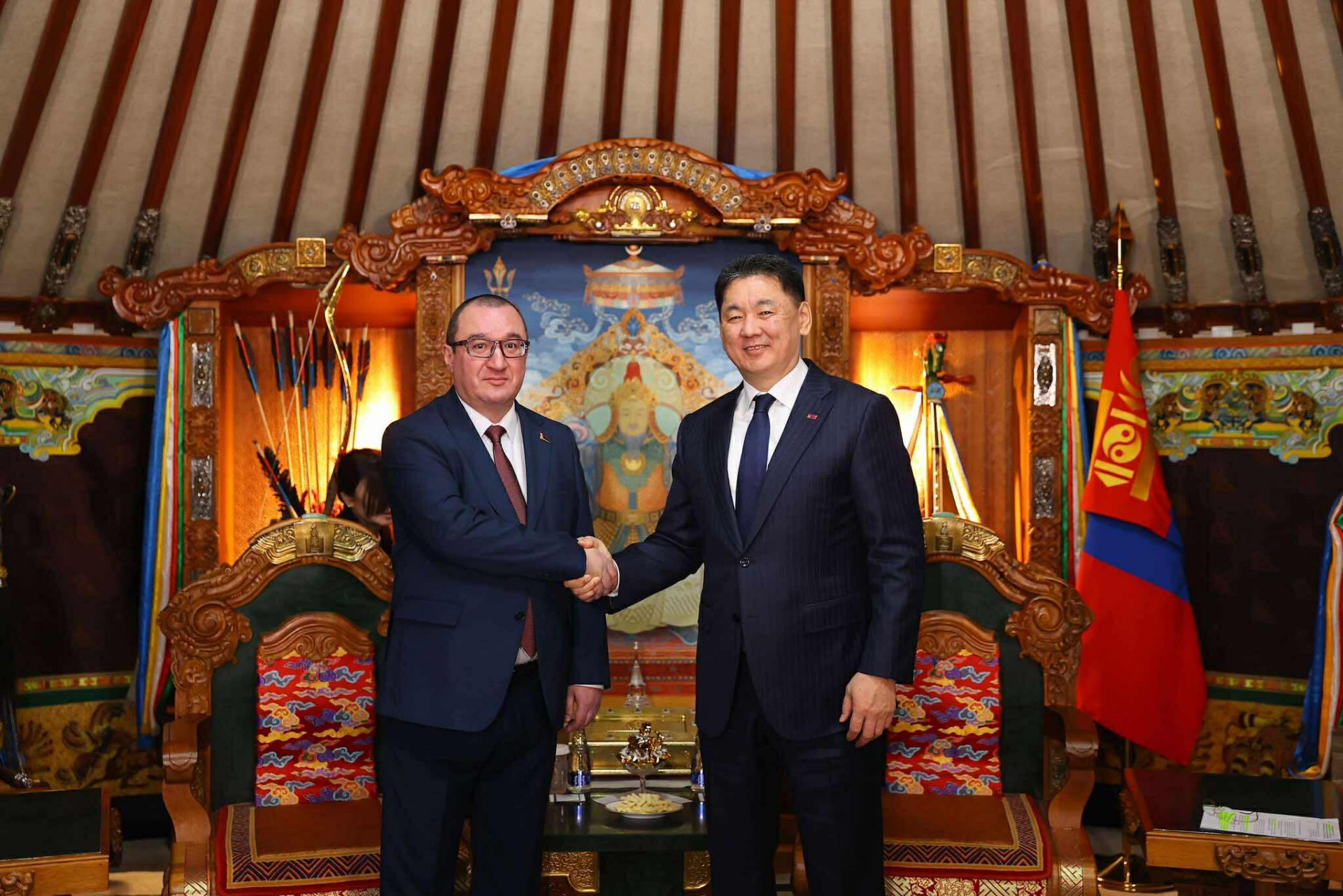 Ерөнхийлөгч У.Хүрэлсүх Беларусийн Элчин сайдыг хүлээн авч уулзлаа