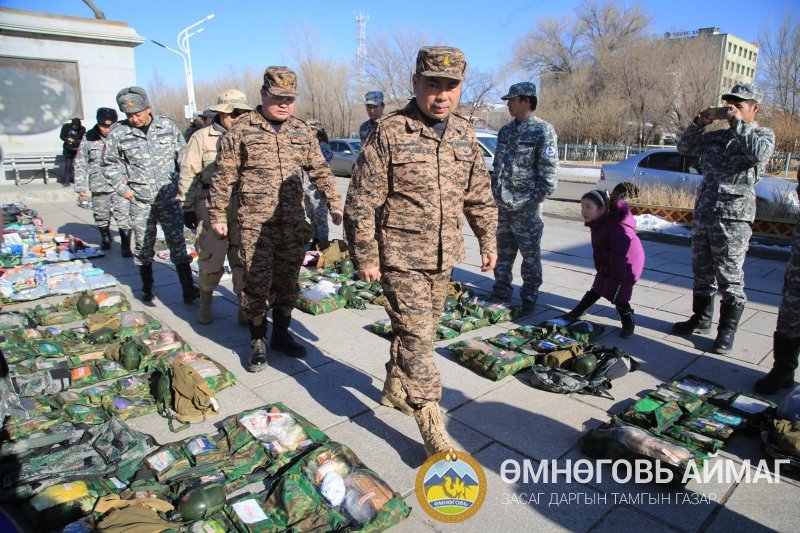 ӨМНӨГОВЬ: Гамшгийн зарлан мэдээллийн дуут дохиогоор жагслаа