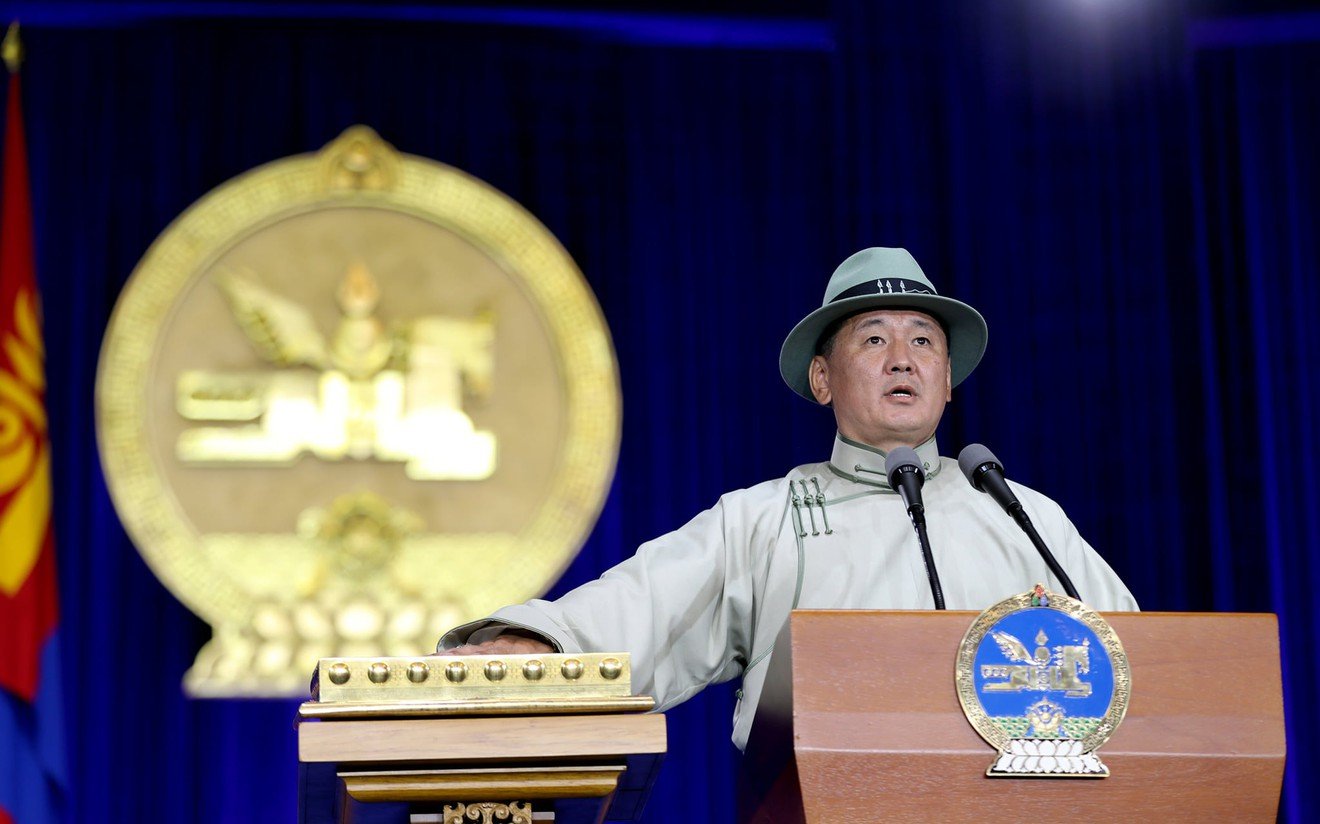 Монгол Улсын зургаа дахь Ерөнхийлөгч У.Хүрэлсүх тангараг өргөж, ард түмэндээ хандаж үг хэллээ