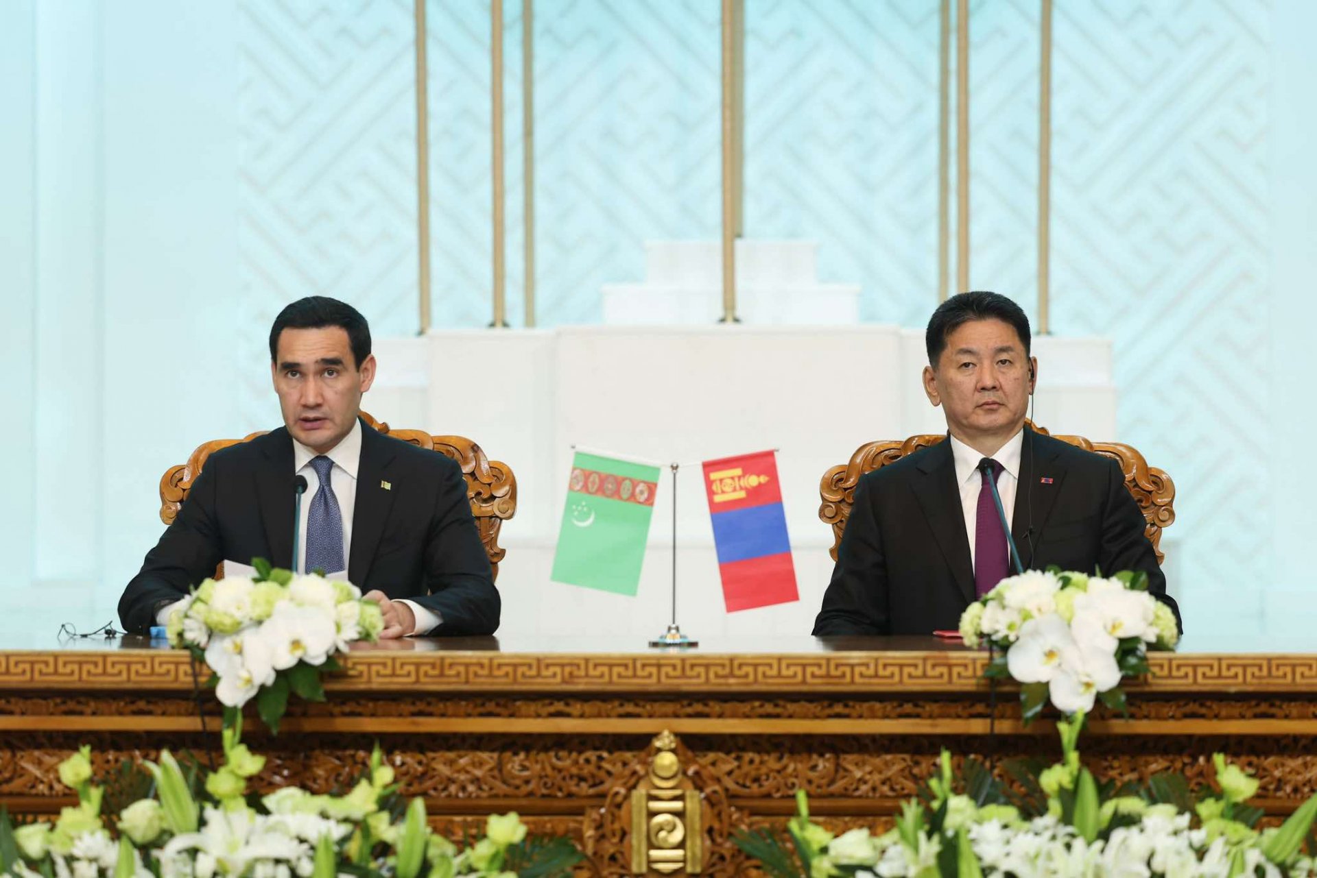 Монгол, Туркменистан Улс хамтын ажиллагаагаа хөгжүүлэх тухай хамтарсан мэдэгдэл гаргалаа