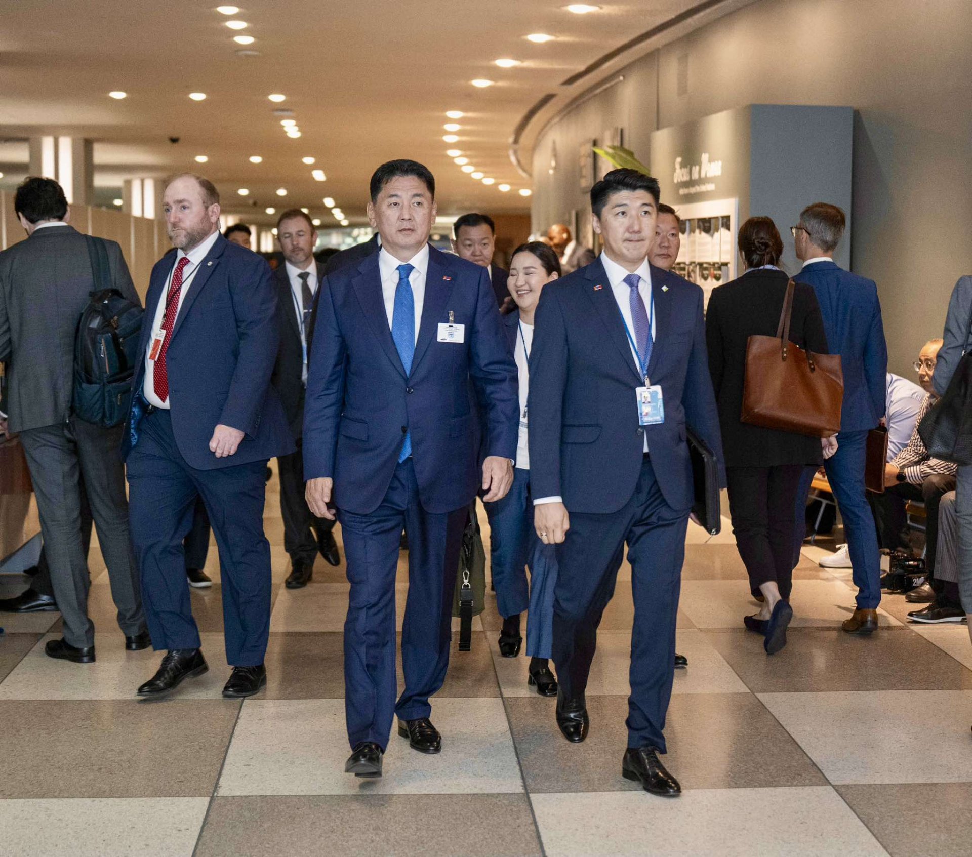 Монгол Улсын Ерөнхийлөгч У.Хүрэлсүх НҮБ-ын 80 жилийн ойд зориулсан хүндэтгэлийн өндөр түвшний хуралдаанд оролцлоо