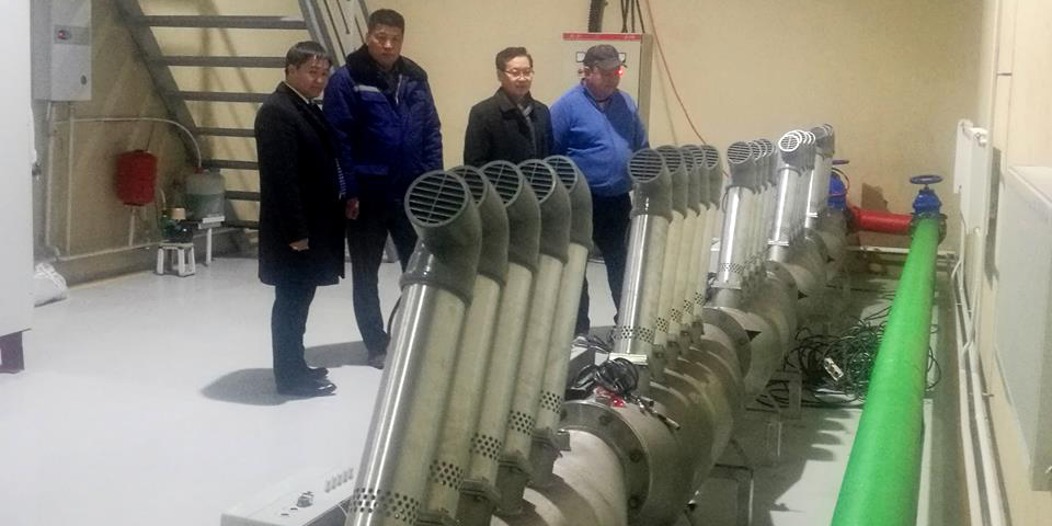 Төв цэвэрлэх байгууламжид хэт авиан тоног төхөөрөмжийг суурилууллаа