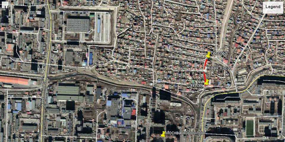 Нэгдүгээр хорооллын арын замаас Үйлдвэрчний эвлэлийн гудамж руу орох хэсгийг хаахаар болжээ