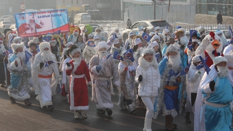 100 өвлийн өвгөний парад боллоо