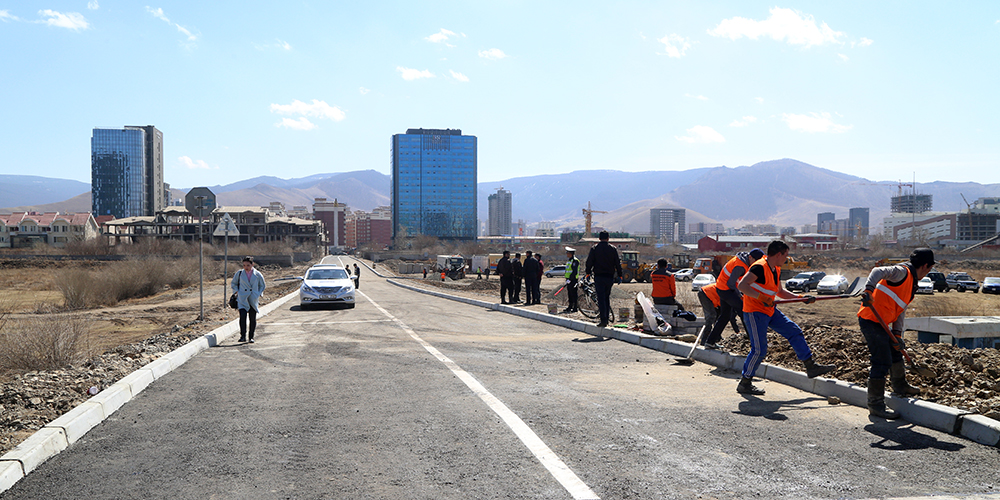 Махатма Гандийн гудамжнаас Нарны зам хүртэлх түр замын хөдөлгөөнийг нээлээ