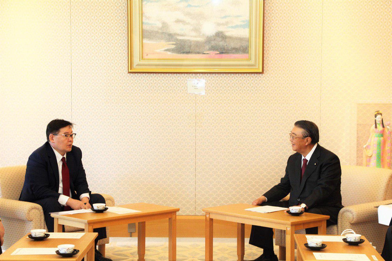 УИХ-ын дарга Г.Занданшатар Японы Парламентын Төлөөлөгчдийн танхимын дарга Т.Ошима-тай уулзлаа