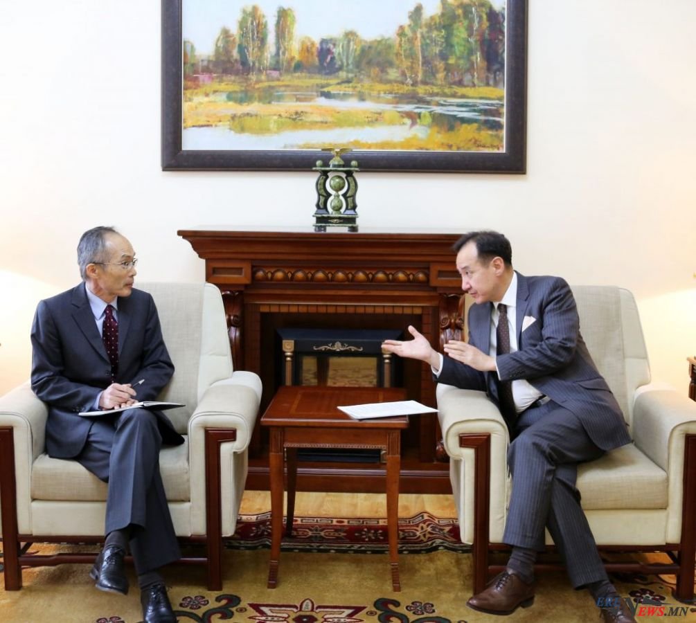 Япон Улсаас Монгол Улсад суугаа Онц бөгөөд Бүрэн эрхт элчин сайд М.Такаока-г хүлээн авч уулзлаа