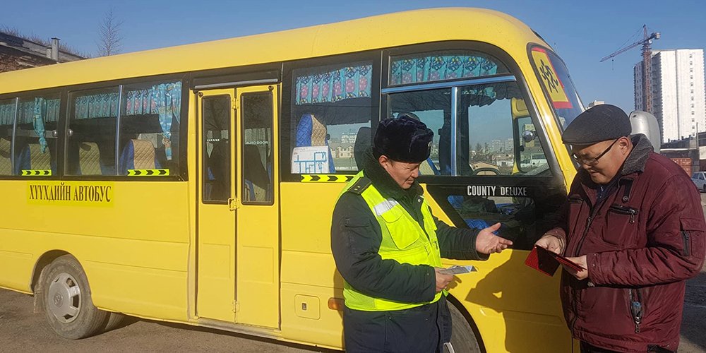 ЕБС-ийн Хүүхдийн автобусыг техникийн үзлэг, оношлогоонд хамруулж байна