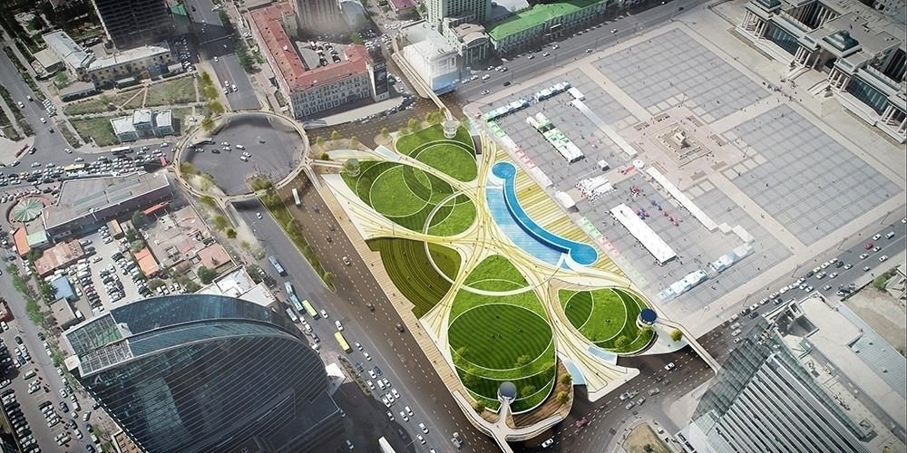 Төв талбайн урд хэсгийн 2.5 га газарт тохижилтын зураг төсөл боловсруулах уралдааны шилдгүүд тодорлоо