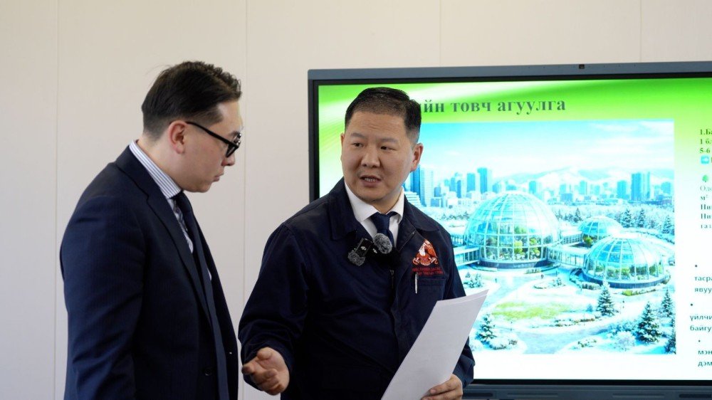 Дөрвөн улиралд мөнх ногооноороо байх 5-6 блок “Өвлийн цэцэрлэгт хүрээлэн