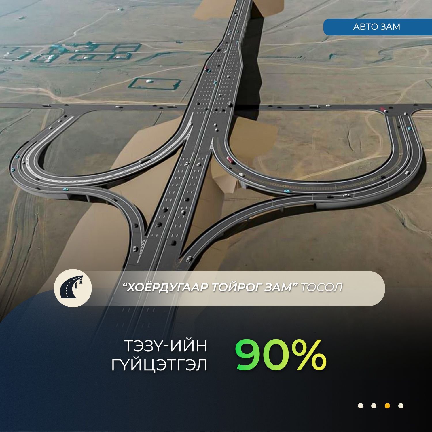 Хоёрдугаар тойрог зам төслийн ТЭЗҮ 90 хувийн гүйцэтгэлтэй байна