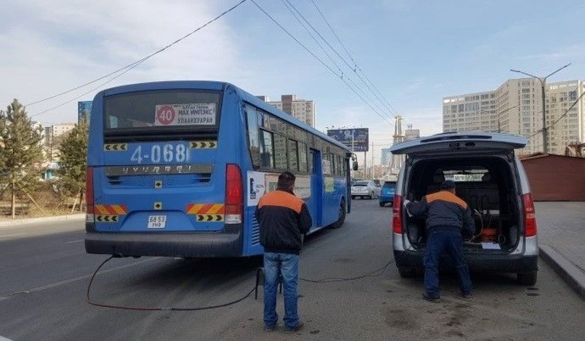 Тээврийн хэрэгслүүдэд утааны хэмжилт хийж эхэллээ